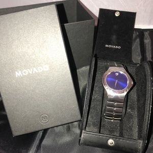 RARE BLUE FACE MOVADO